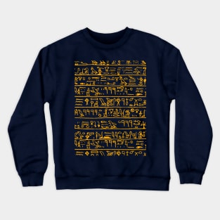 Egyptian hieroglyphs Crewneck Sweatshirt